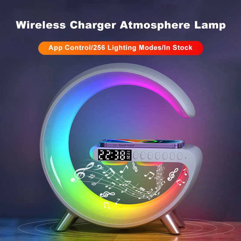 2023 New Intelligent LED Lamp Bluetooth Wireless App Control Home Decor Charger