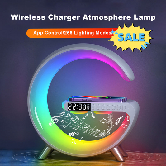 2023 New Intelligent LED Lamp Bluetooth Wireless App Control Home Decor Charger