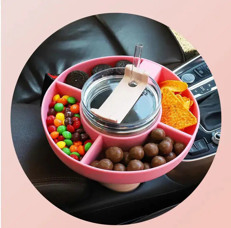 Silicone Snack Bowl Mug Attachment.